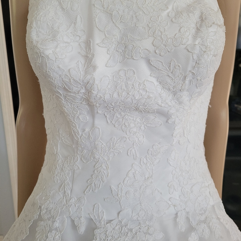 White DaVinci Dress Size 6 Style #50236 - Picture 2 of 16